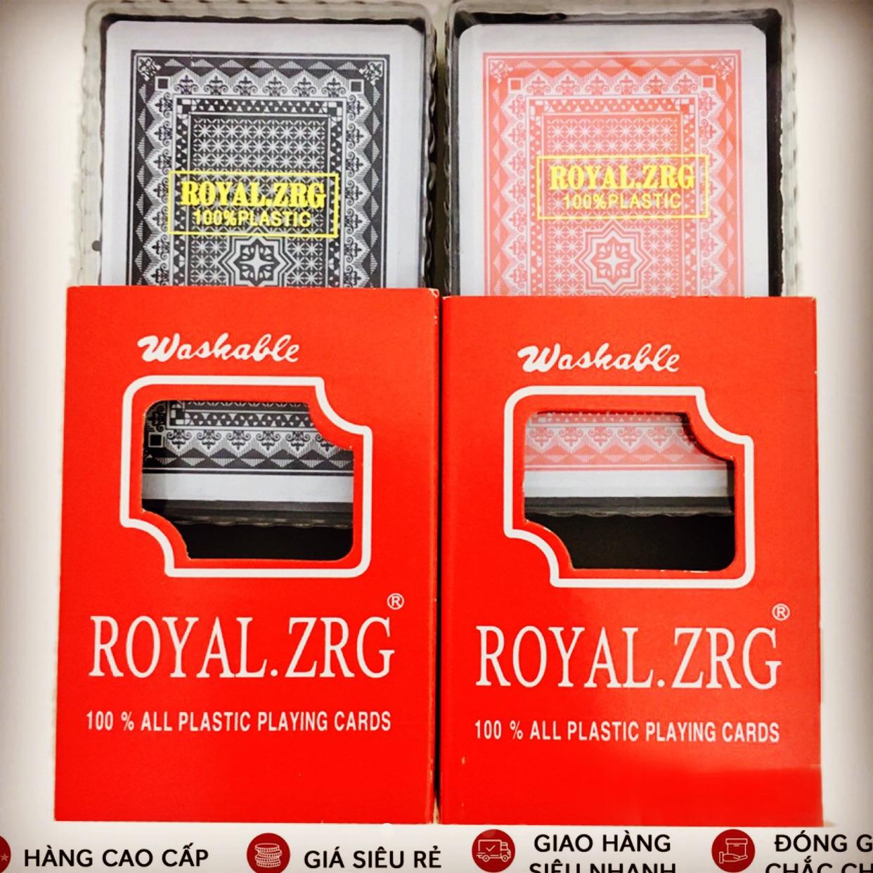 Compo 2 bộ bài Tây nhựa plastic