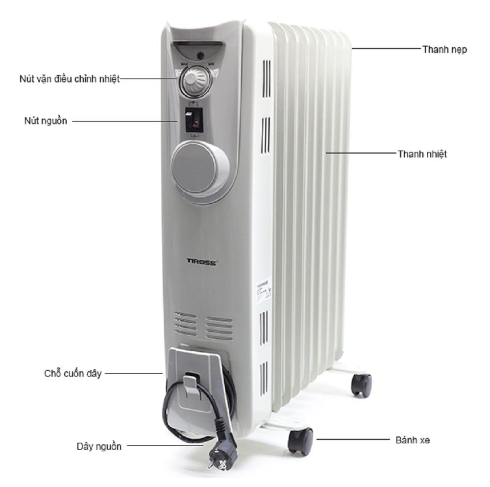Máy sưởi dầu Tiross TS923