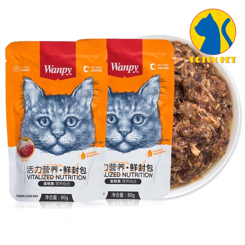 Pate Wanpy dành cho mèo mọi lứa tuổi - 80g