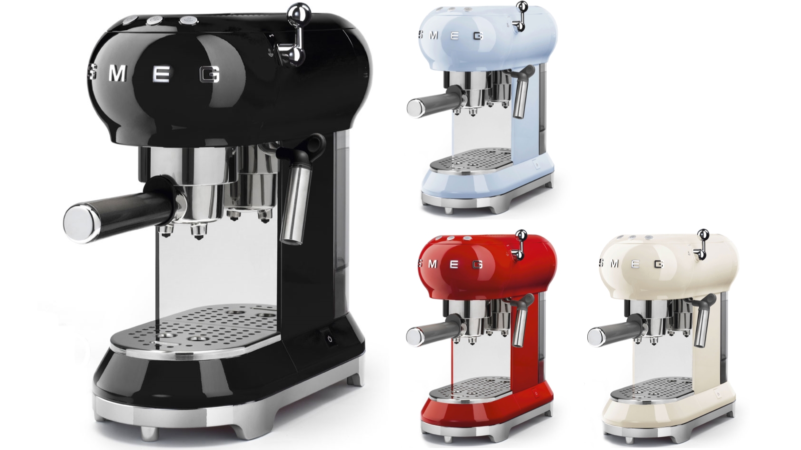 [Trả góp 0%]MÁY PHA CAFE CAO CẤP SMEG ECF01RDEU