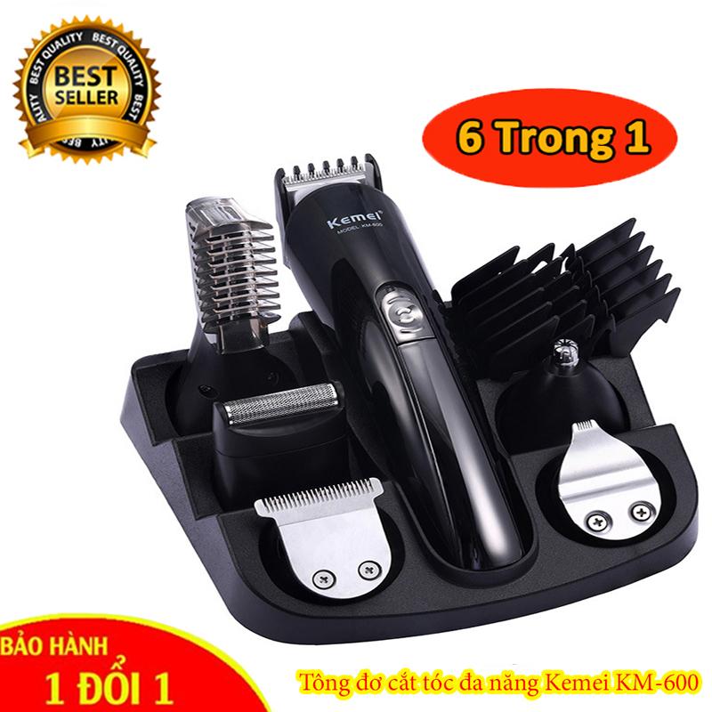 Tông Đơ Cắt Tóc Kemei 6 Trong 1