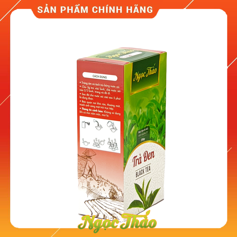 Hộp Trà Đen Ngọc Thảo 200 gr