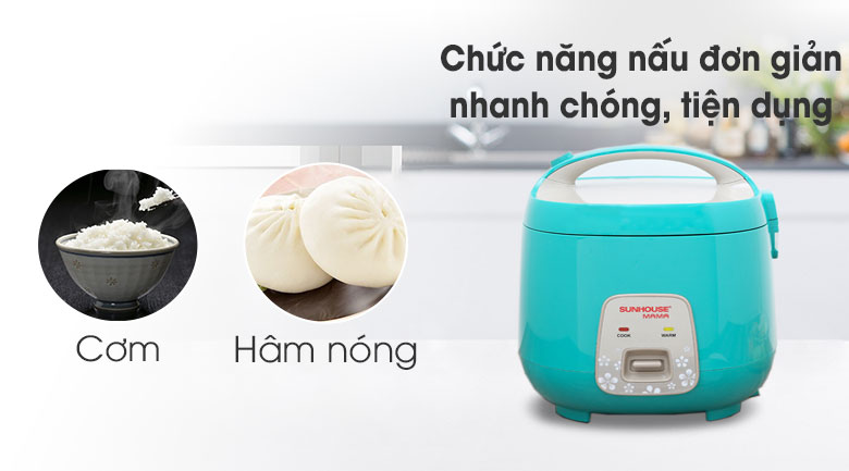 Nồi cơm nắp gài Sunhouse Mama 1.8 lít SHD8652G