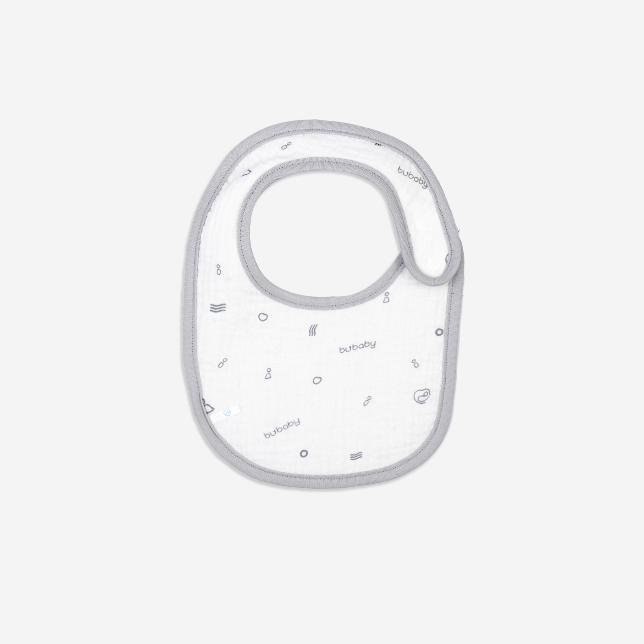Yếm cài lệch - Muslin BU Baby