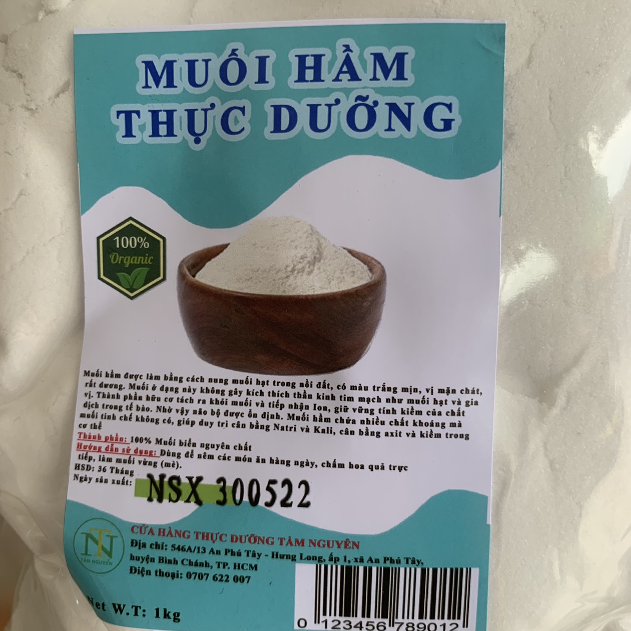 Muối hầm thực dưỡng 1kg