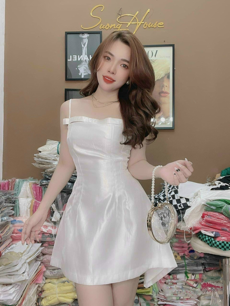 Đầm 2 Dây Tappa (kèm Chân Váy Rời)
