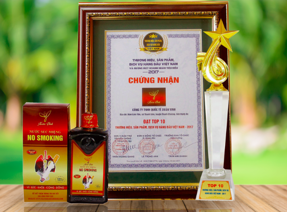 [Chính Hãng] Nước Súc Miệng Cai Thuoc Lá Xuân Vinh 400ml