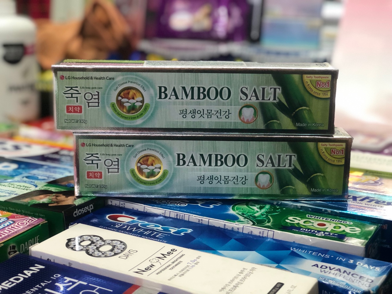 KEM ĐÁNH RĂNG MUỐI TRE BAMBOO