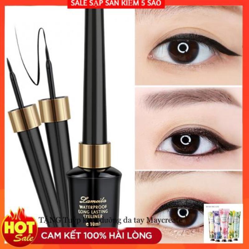 Bút kẻ mắt nước Lameila không thấm nước + TẶNG tuýp kem dưỡng da tay Maycreate hương thơm thiên nhiên
