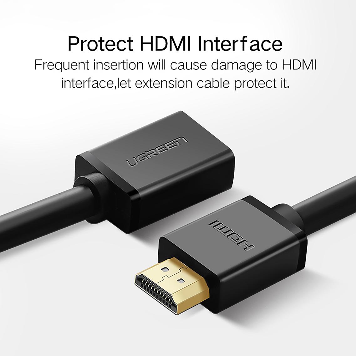 [HCM]Cáp Nối Dài HDMI 4K@60Hz Cao Cấp UGREEN HD107