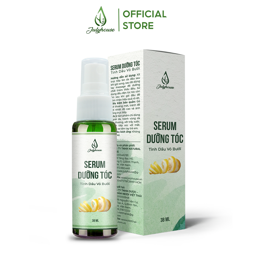 Serum dưỡng tóc tinh dầu bưởi 38ml julyhouse
