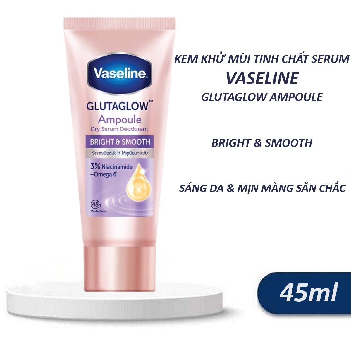 Vaseline Dry Serum GlutaGlow Ampoule Deodorant 45ml