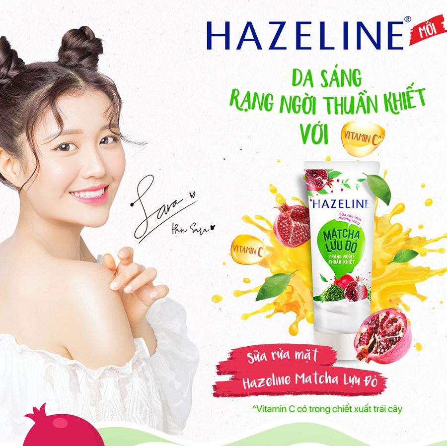 [HCM]Sữa rửa mặt Hazeline  100g