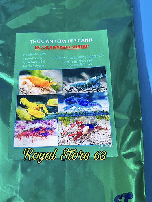 Thức ăn cho tôm, tép cảnh Hc.Crawfish and Shrimp (100gram)