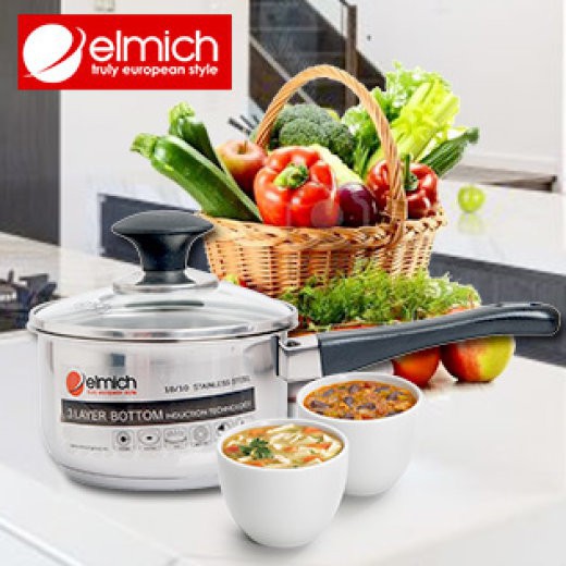 QUÁNH INOX ELMICH SMARTCOOK 14CM DÙNG TỪ-EL6989