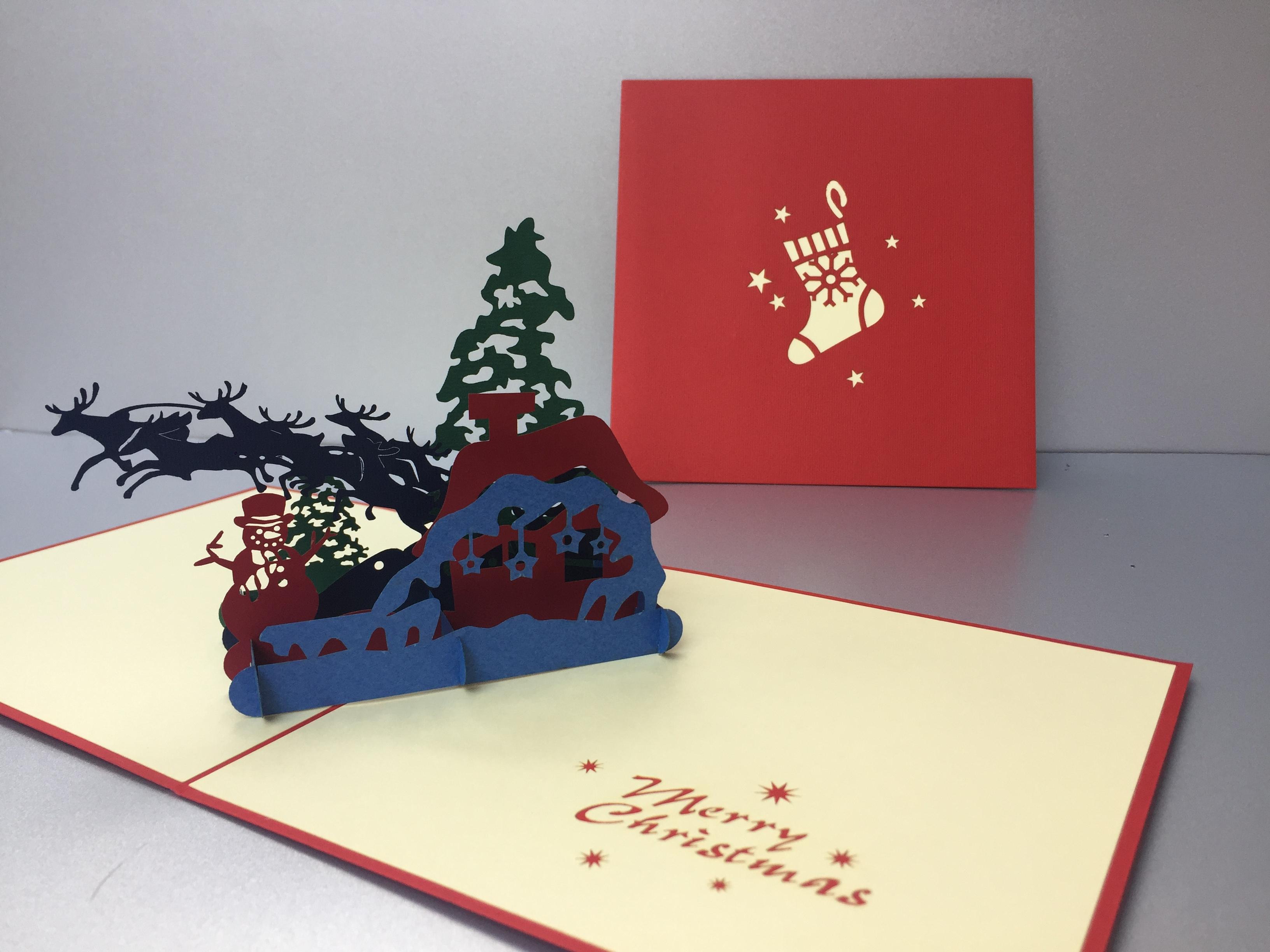 Santa 7 - Noel - 3D Card