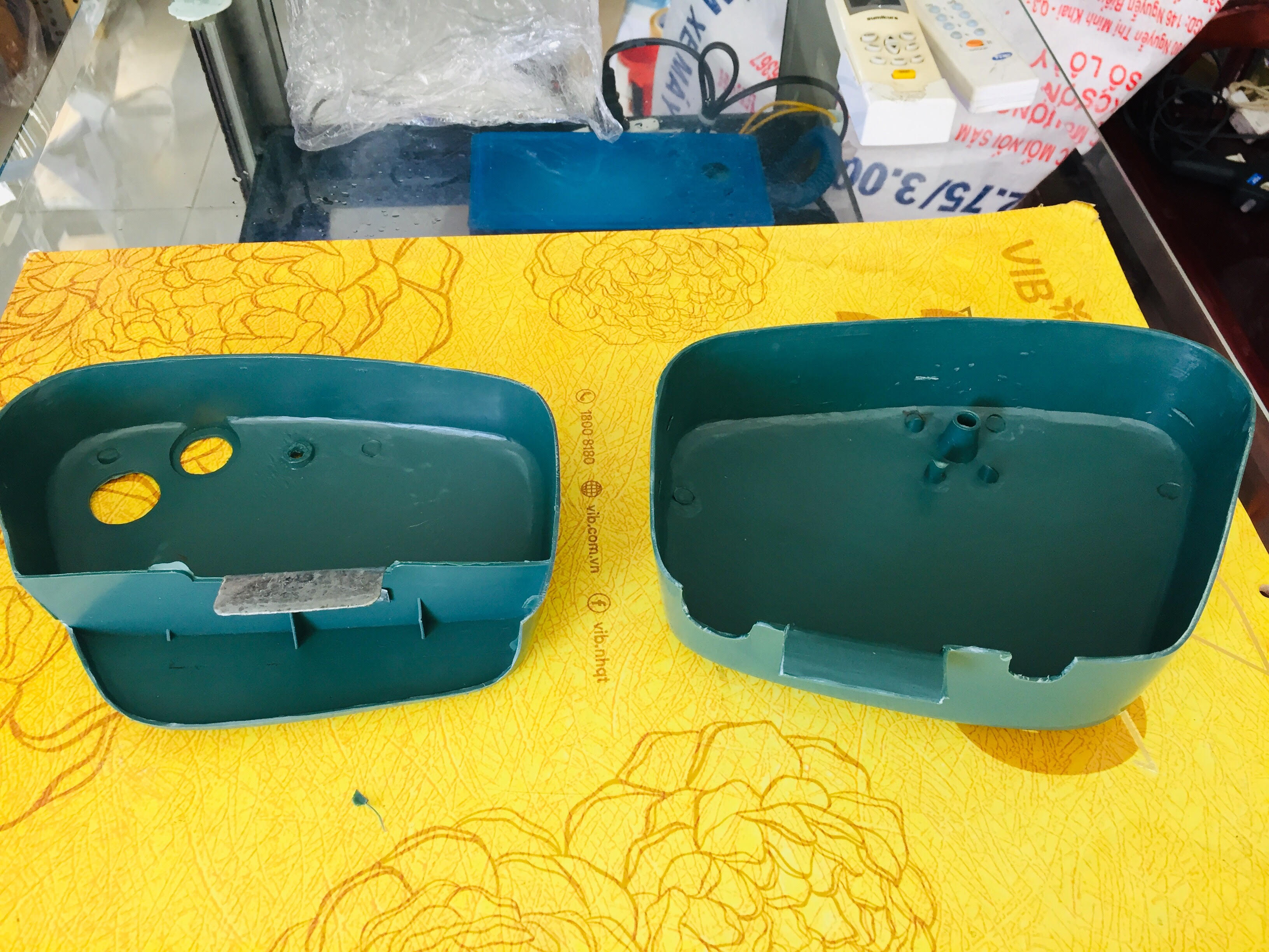 cặp nắp cốp cub 78 xanh đậu