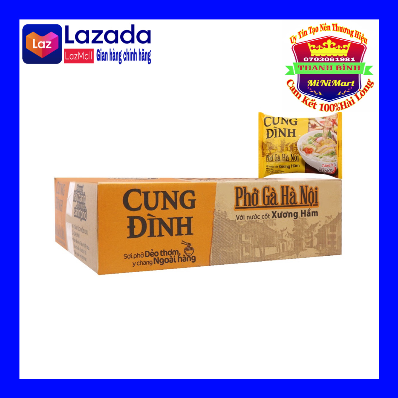 Phở Gà Cung Đình - Thùng 30gói x 68g