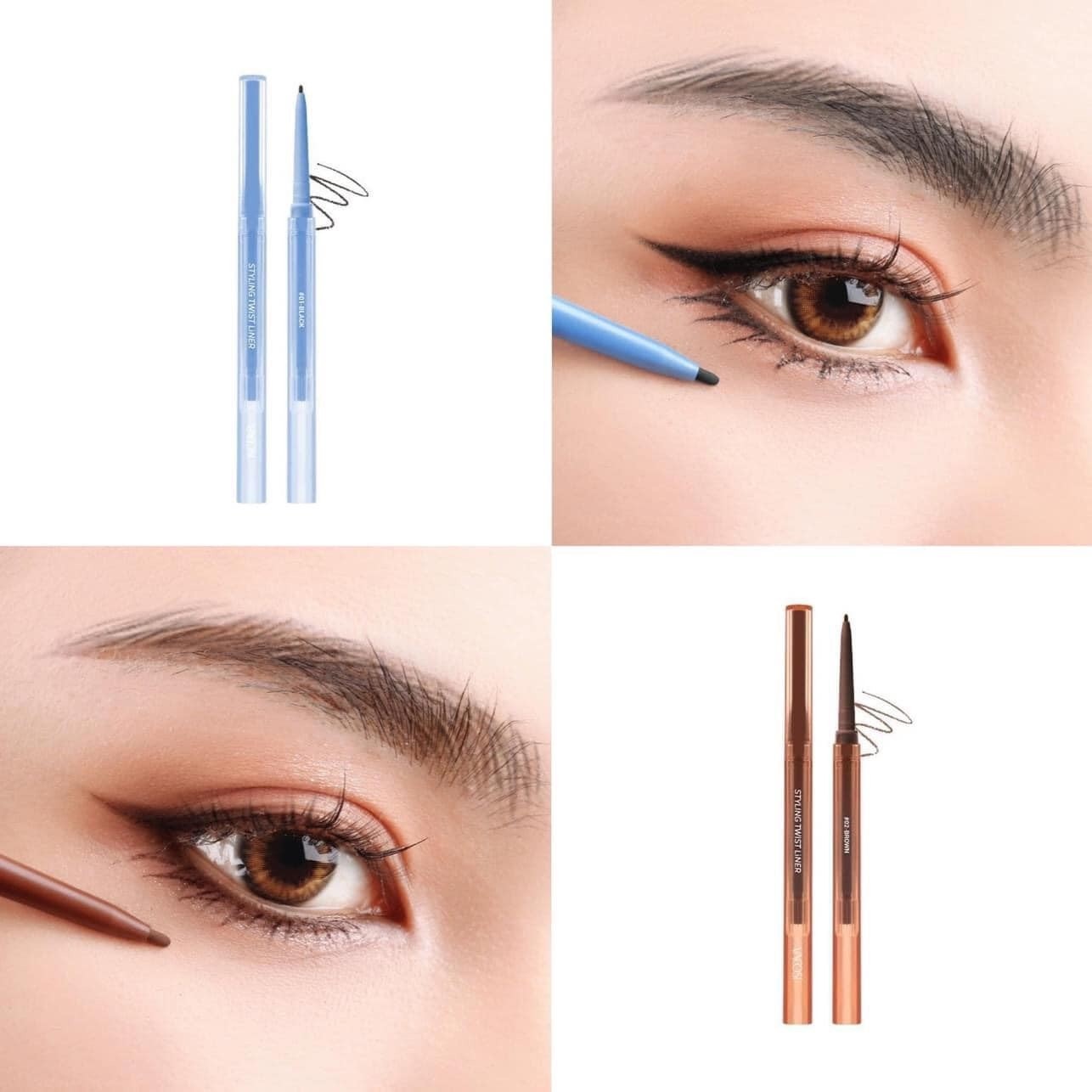 Chì Vặn Kẻ Mắt Dạng Gel Vacosi Styling Twist Liner 5ml [Bản Gold]