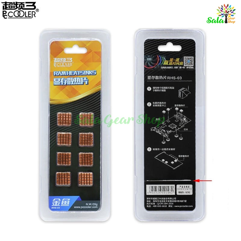 [HCM]Đồng tản nhiệt PC Cooler RHS03 Ram Heatsink