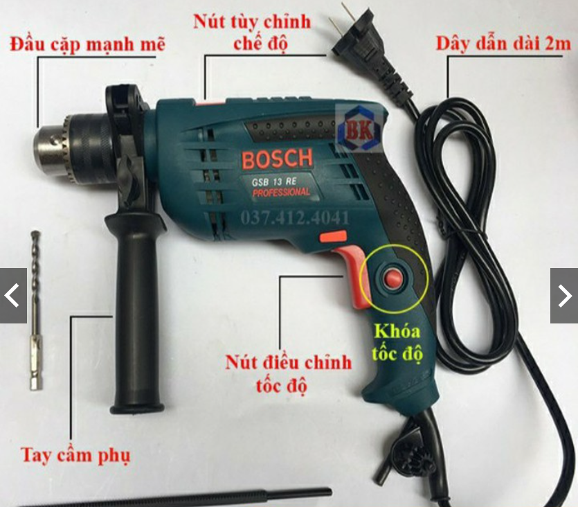 Máy khoan bosh động lực GSB 13 RE