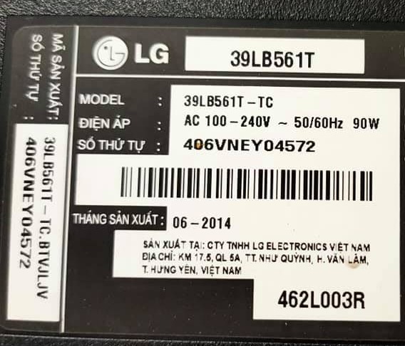 Bo mạch xử lý LG 39LB561 42LB561