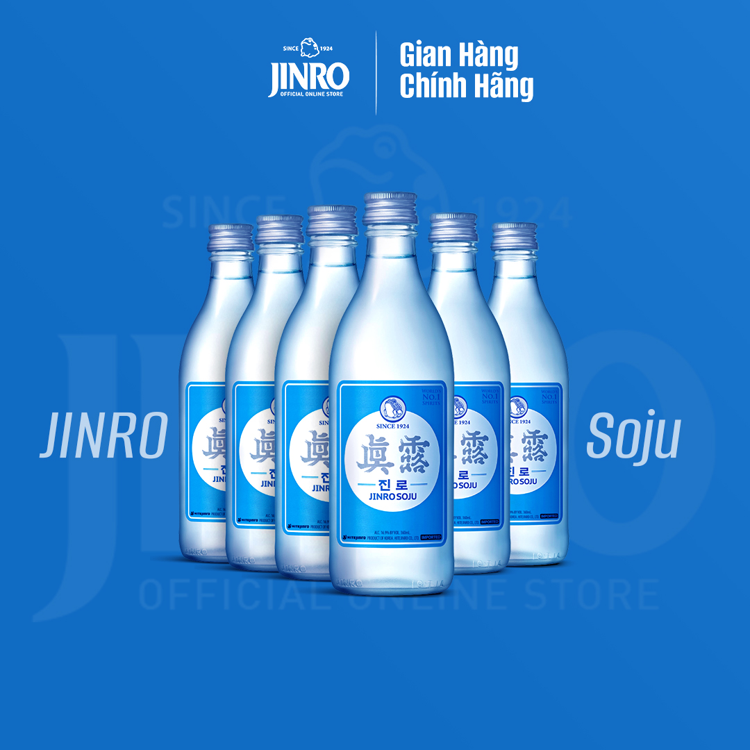 [Genuine] Korean Soju Jinro Is Back - Combo of 6 Bottles