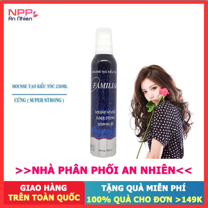 Mousse cứng tạo kiểu tóc Familiar 250 ml