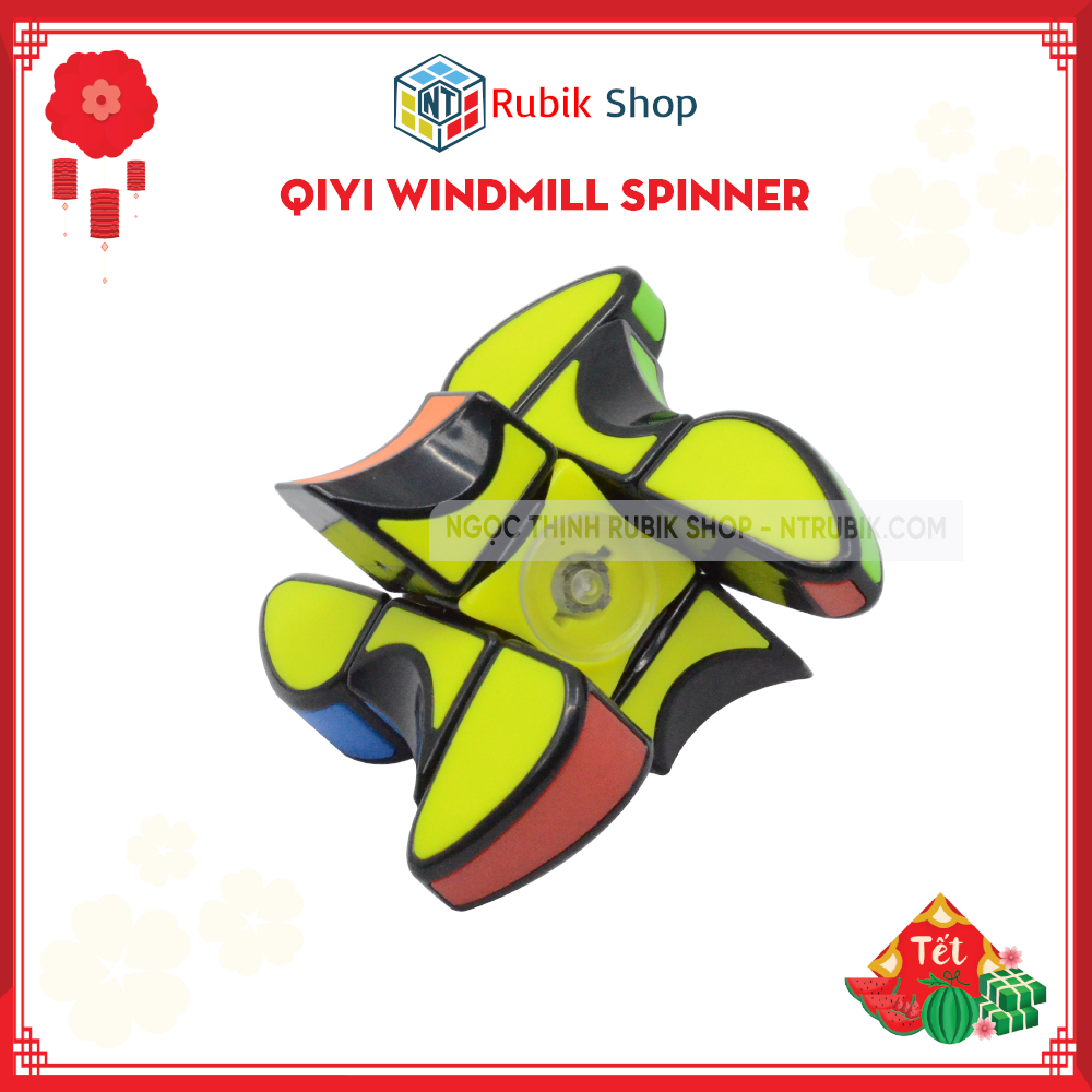 [Hoàn tiền 10%][Rubik Biến Thể] Rubik QiYi Windmill spinner đồ chơi giải trí