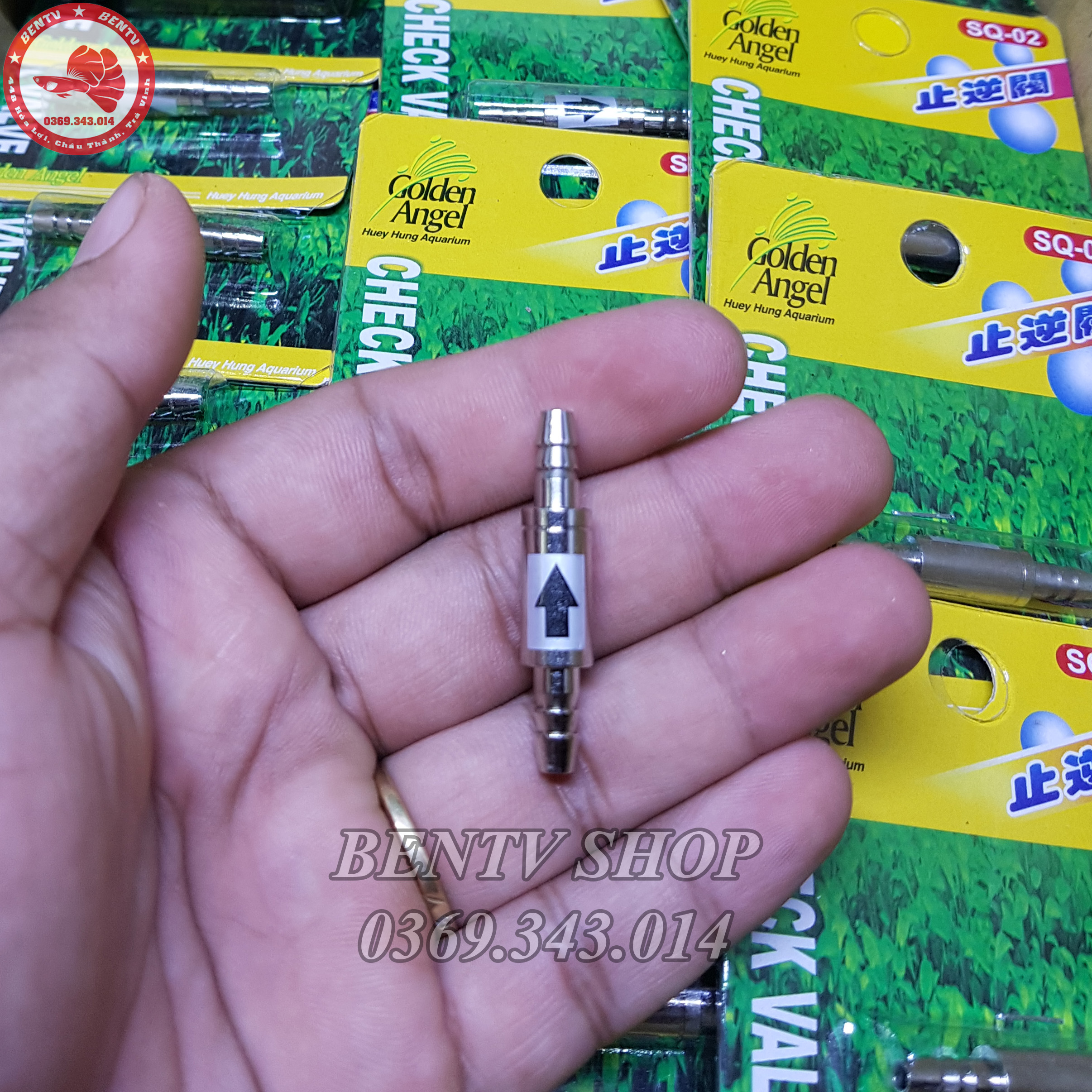 Van 1 Chiều Inox - Gắn Sủi Oxy CO2 Cho Hồ Thủy Sinh