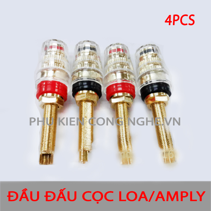 Đầu đấu Cọc loa chân dài loại tốt - bộ 4 chiếc rắc