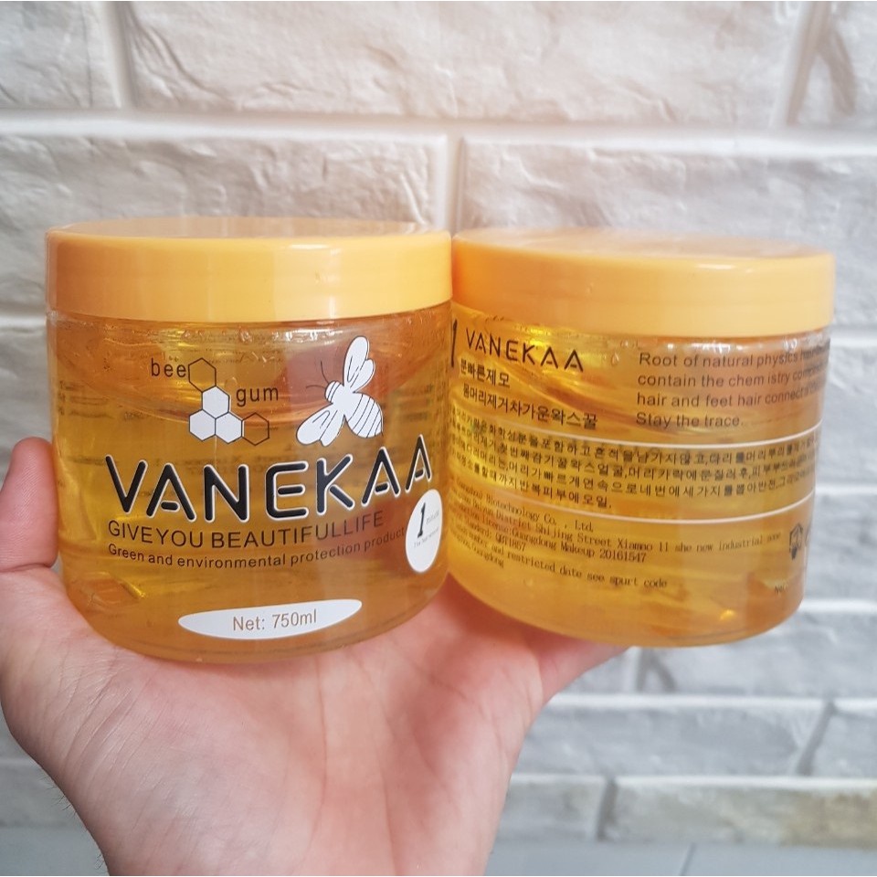Gel wax lông ong Vanekaa 750ml
