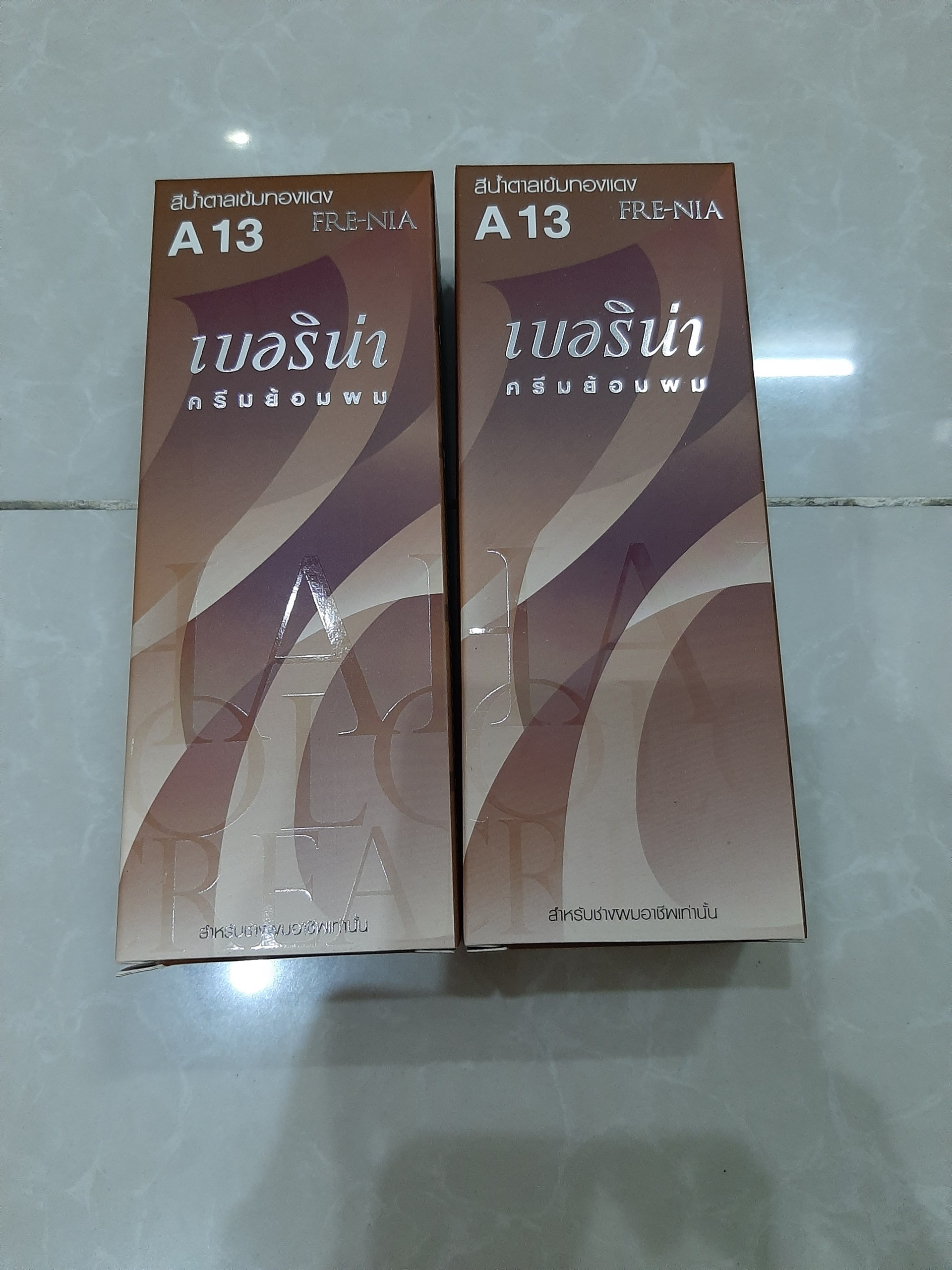 Nhuộm frenia a13 nâu hạt dẻ của thái lan
