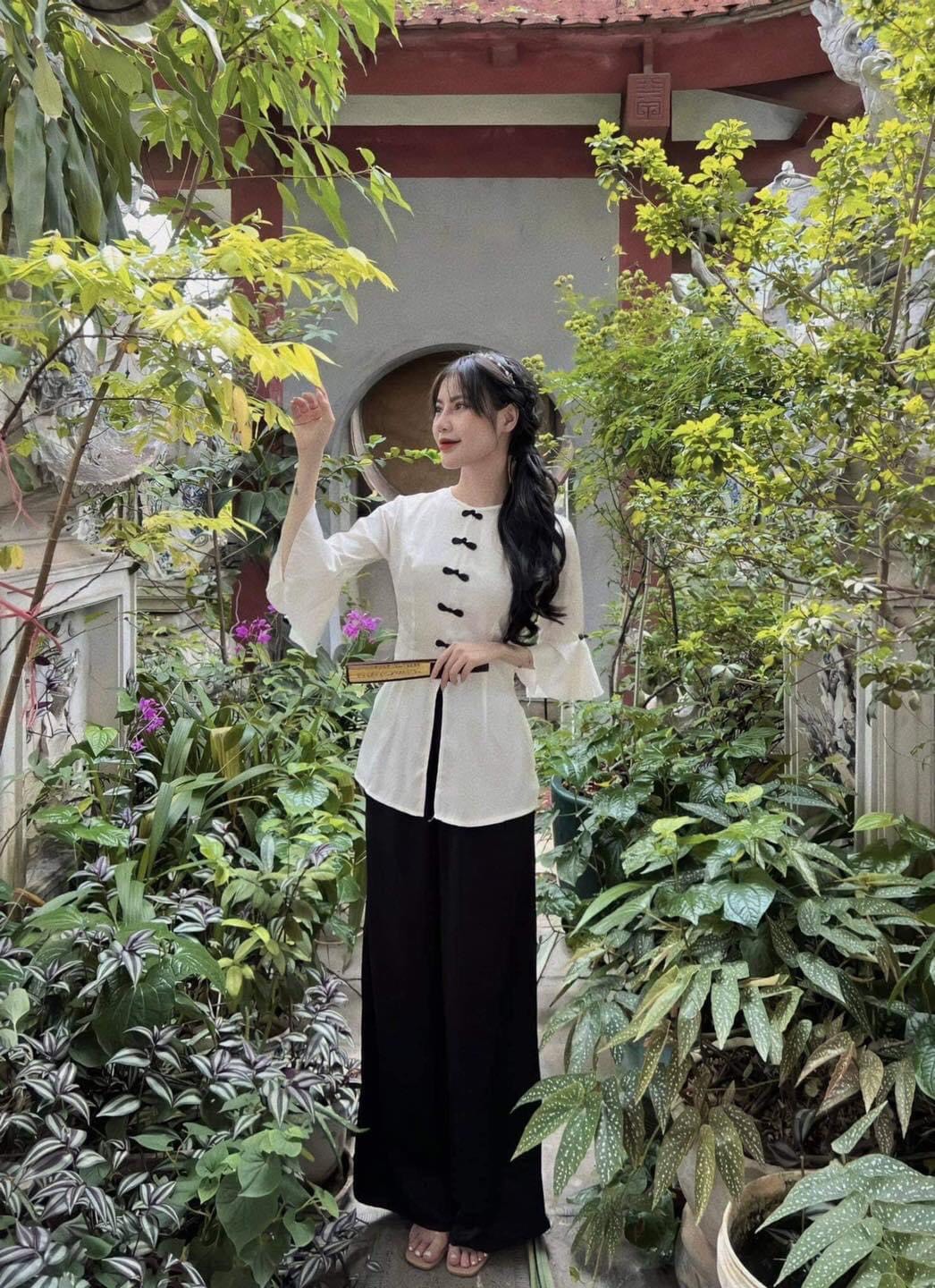 Đồ Lam Đi Chùa Chất Lụa Cao Cấp L15
