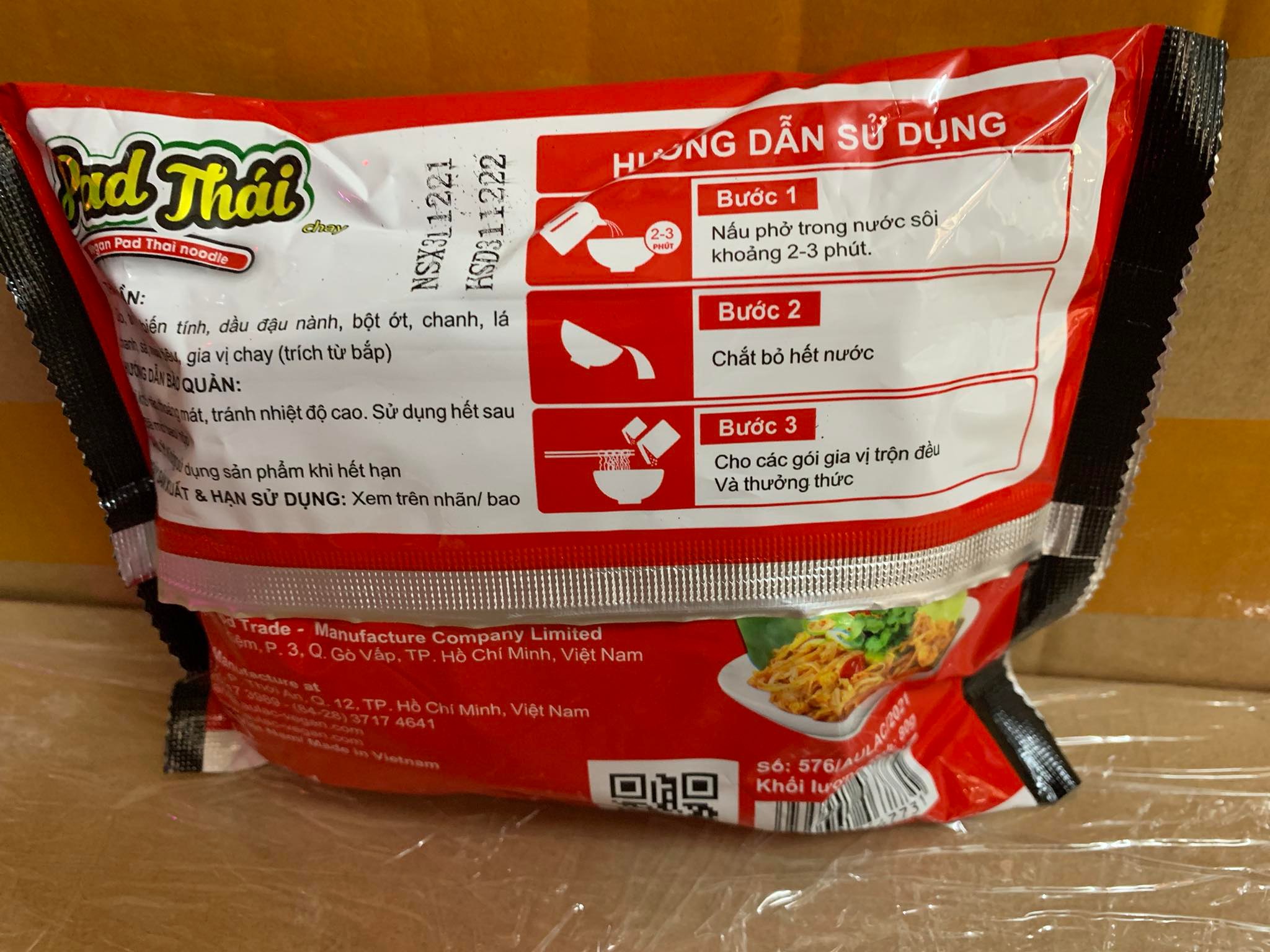 Pad Thái Chay Âu Lạc - Gói 80g