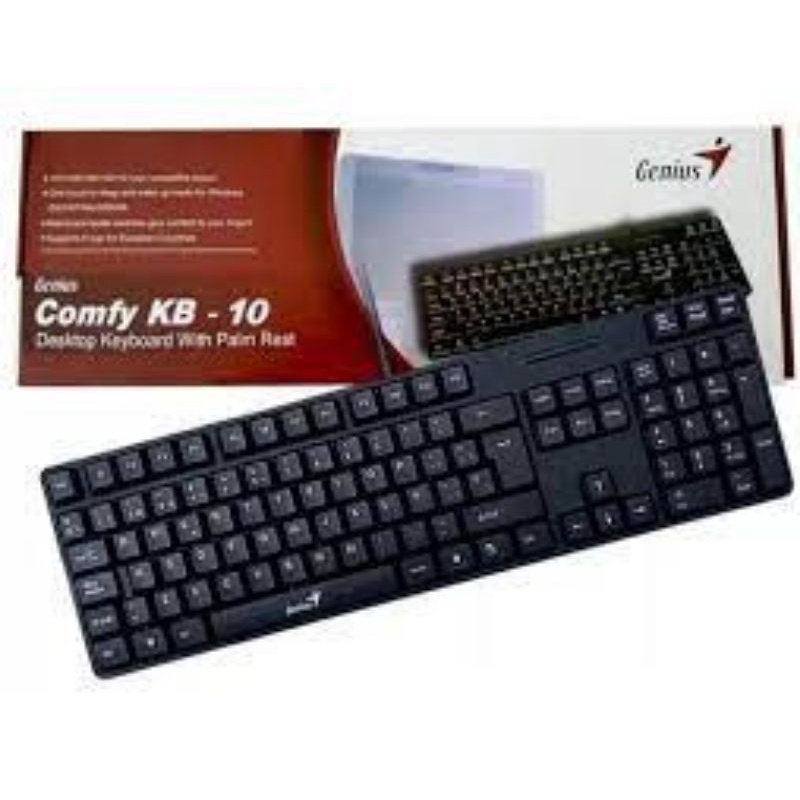 Bàn Phím Genius Kb-10 Usb - Bộ combo bàn phím chuột có dây chất lượng tốt