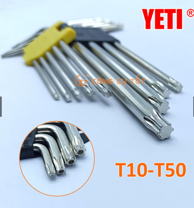 Bộ lục giác bông 9 cây YETI