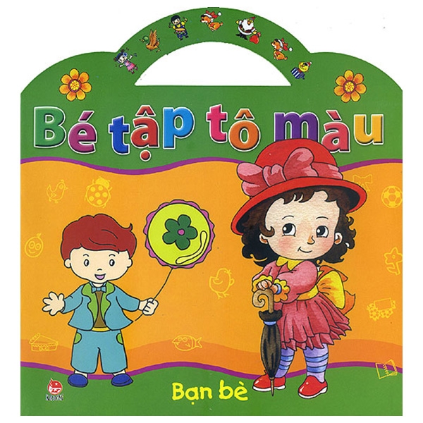 Fahasa - bé tập tô màu - bạn bè