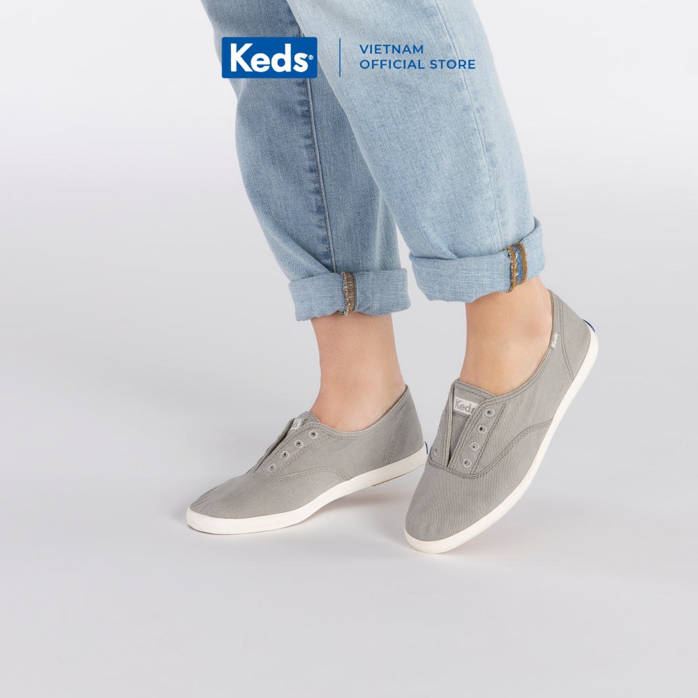 Giày Keds Nữ- Chillax Twill Drizzle Grey- KD052510