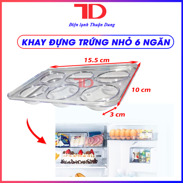 Khay đựng trứng trong Tủ Lạnh 6 ngăn
