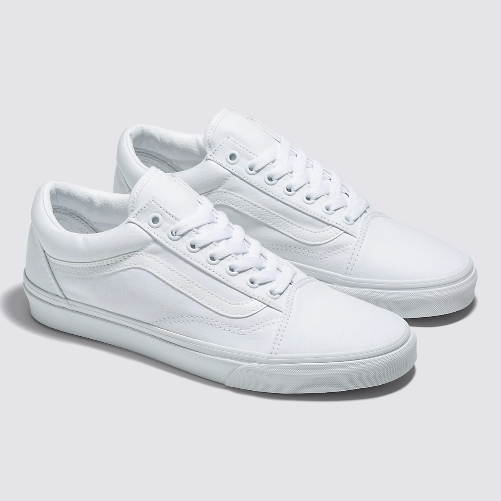 [GIÀY CHÍNH HÃNG] Vans Old Skool All White Ship US