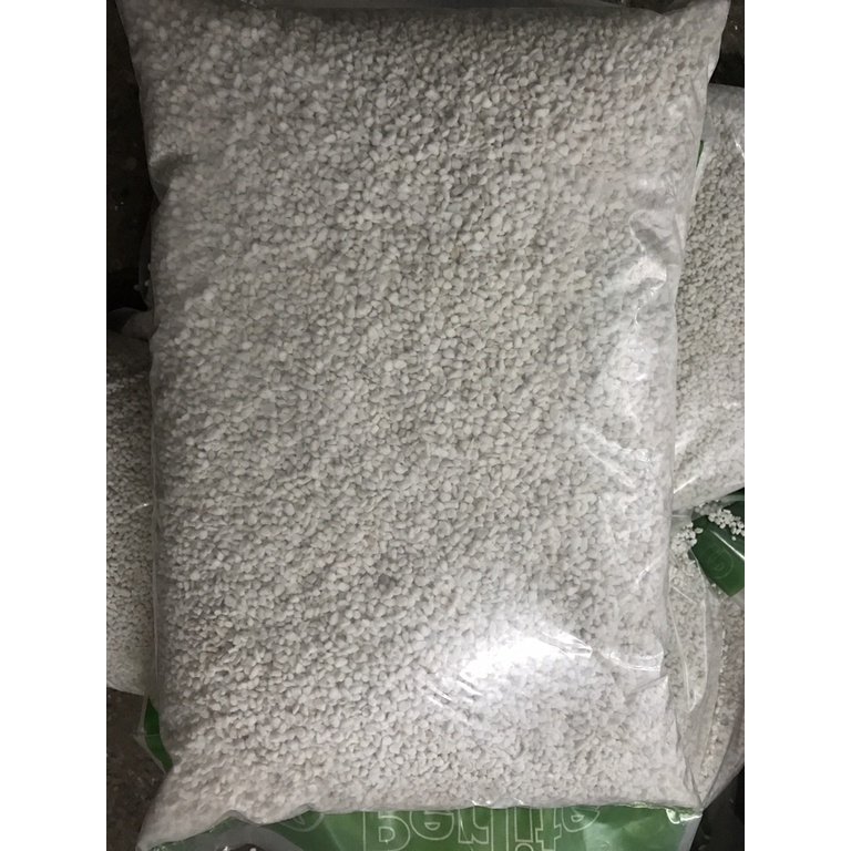 1kg Đá perlite trân châu siêu nhẹ - Túi 10Lit