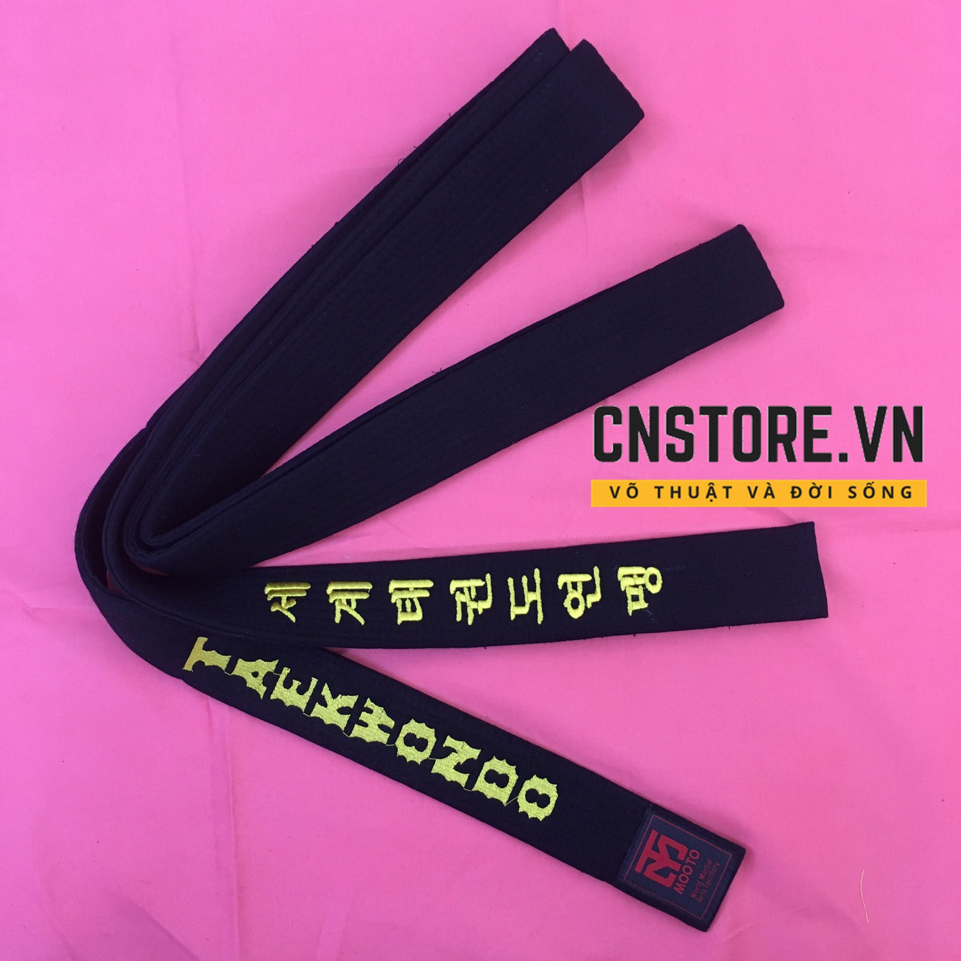 Đai Đen Taekwondo Loại Tốt 2 Vòng