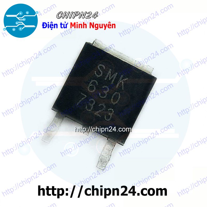 Mosfet dán smk630 to-252 9a 200v kênh n