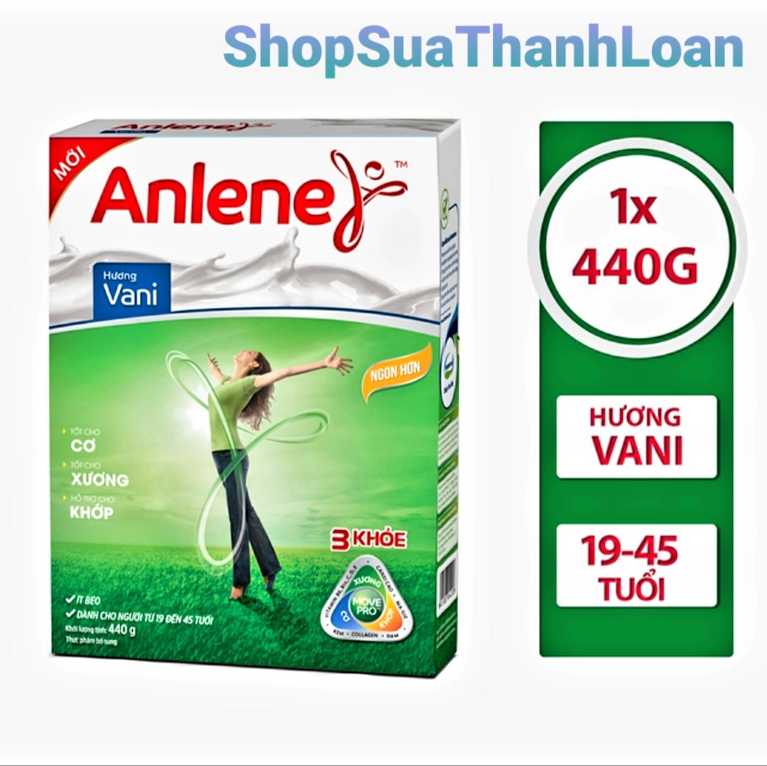 (HSD T10-2025) Sữa Bột Anlene Gold 5X hương vani - Lon 400g