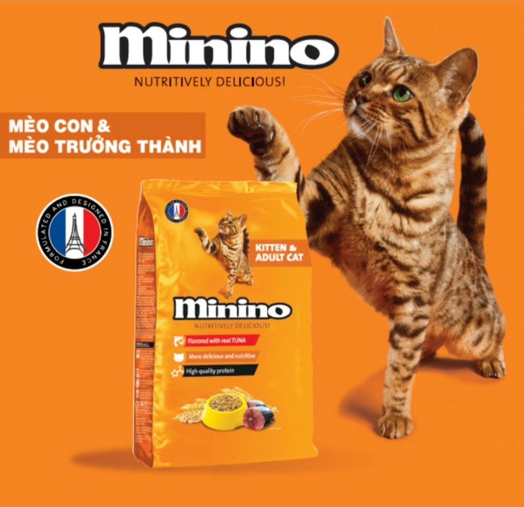 Thức ăn cho mèo Minino Tuna Flavored 480 gr