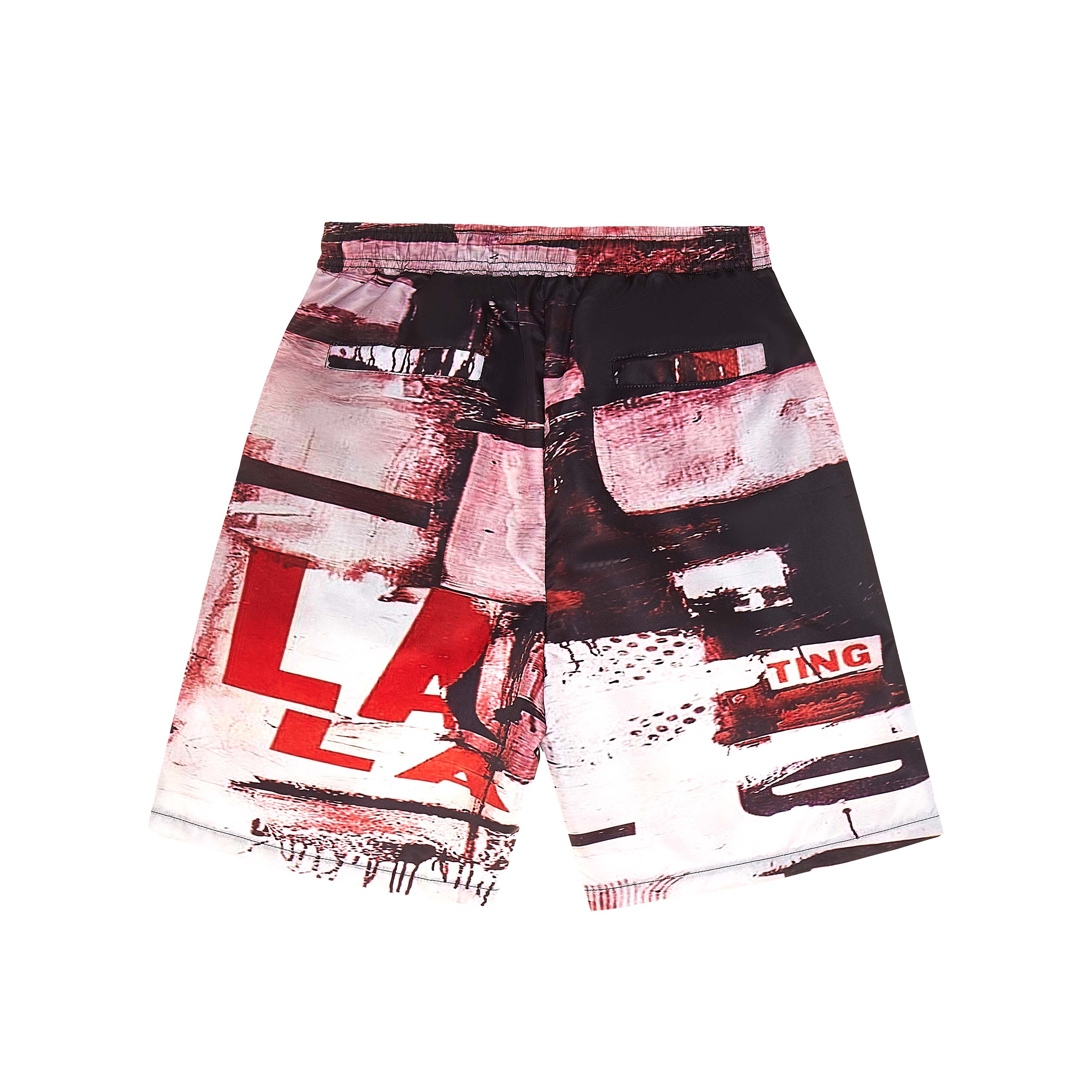 PARADOX Quần short dù SYLLABARY OVER-PRINTED SHORT