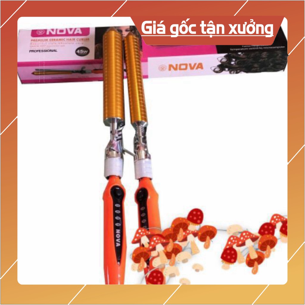 [Sale mùa hè] Máy uấn tóc xoăn lõi đồng nova cao cấp ( máy có 5 kích cỡ làm xoăn)