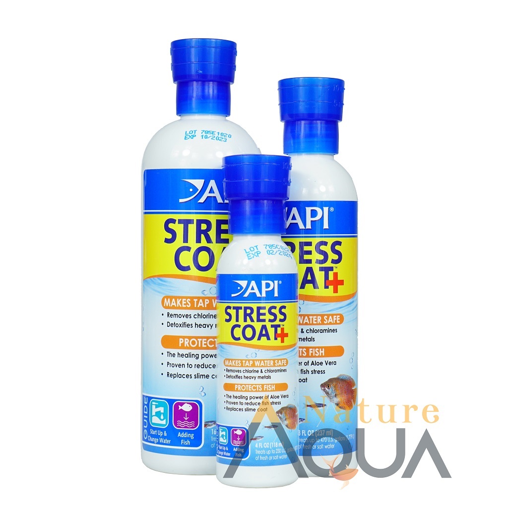 API STRESSCOAT chai 473ml-KHỬ CLO-GIẢM STRESS CHO CÁ