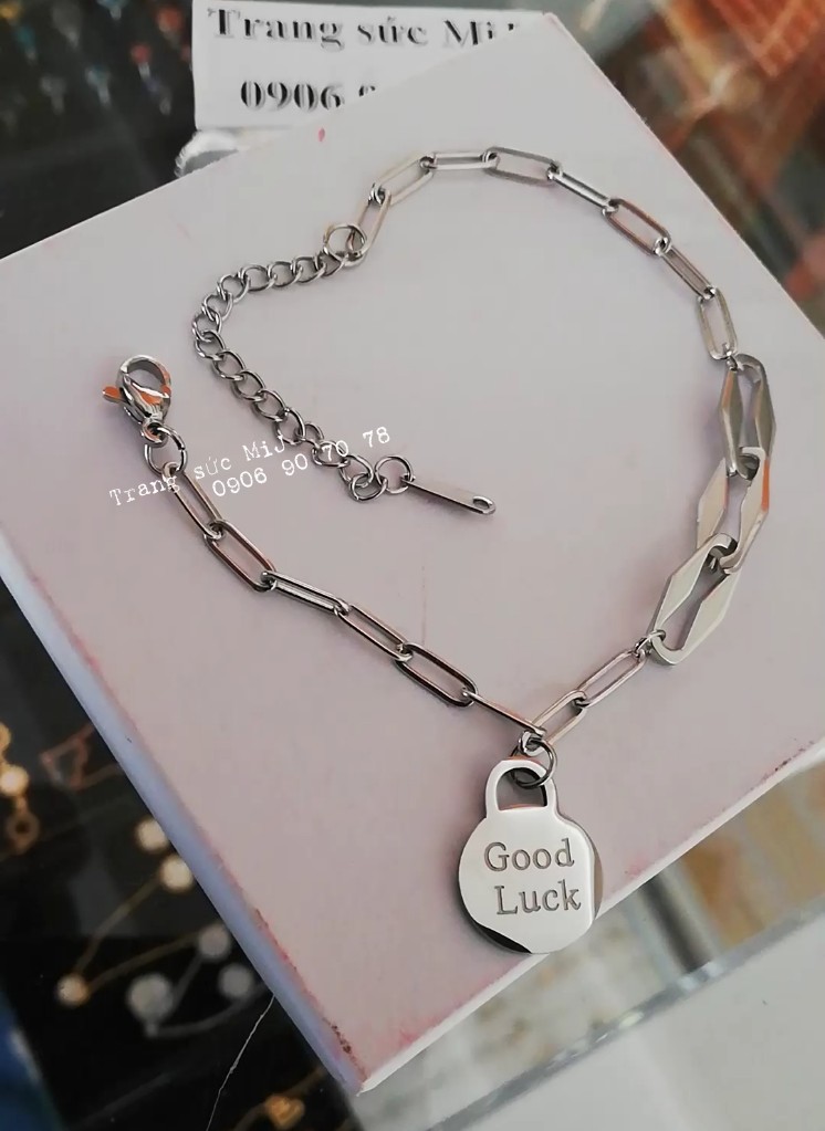 Good Luck Titanium Bracelet, Dragon Scales